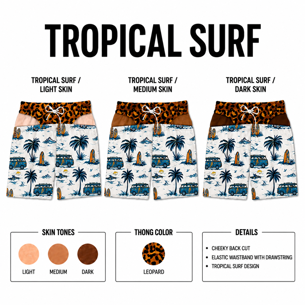 CheekyBums™ Swim Trunks