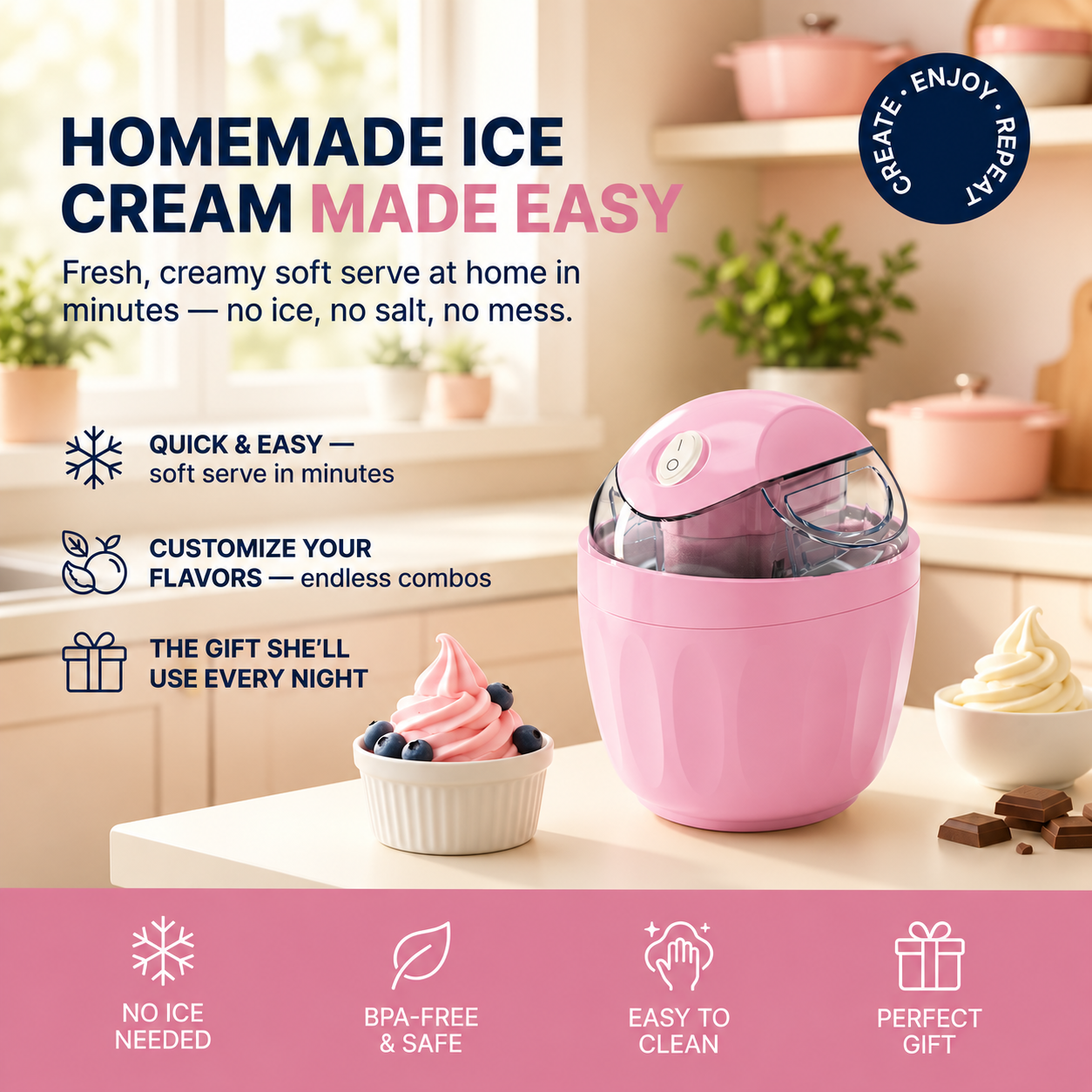 Portable Ice Cream Maker